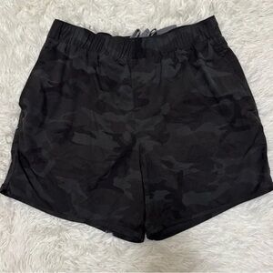 Abercrombie & Fitch Black Camo Athletic Shorts